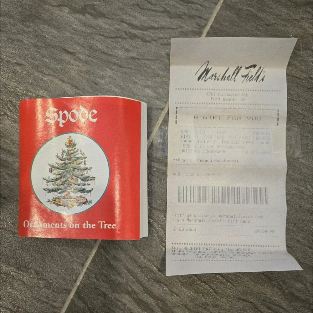 Vintage SPODE ORNAMENTS ON THE TREE Clown  BLOWN GLASS POLAND NIB